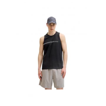Maiou JACK &JONES Fusion Chest Brand 59932 - Negru