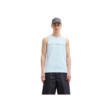 Maiou JACK &JONES Fusion Chest Brand 59942 - Albastru deschis