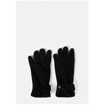 Manusi barbati  negru - modern fit - piele ecologica