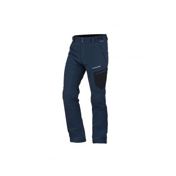 Men's insulated softshell trousers GINEMON NO-5007OR - Bleumarin