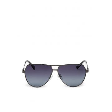 Ochelari de soare unisex  PLD 2145/G/S/X - negru - material plastic