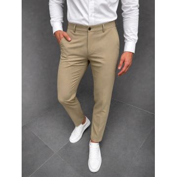 Pantaloni barbati casual bej C001
