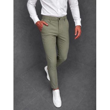 Pantaloni barbati casual kaki C001