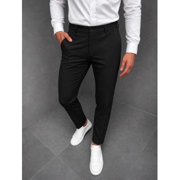 Pantaloni barbati eleganti negri B1734 B8