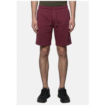 Pantaloni de trening cu snur de ajustare in talie - Visiniu