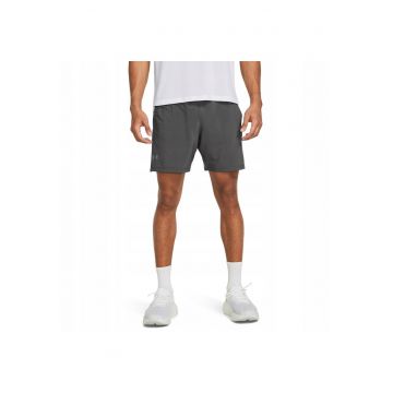 Pantaloni scurti sport barbati  UA Launch Pro 2n1 7'' - gri - material sintetic - tehnologie racire