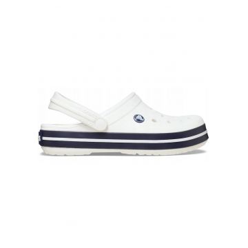 Saboti barbati Crocband 11016 alb bleumarin - Alb/Bleumarin