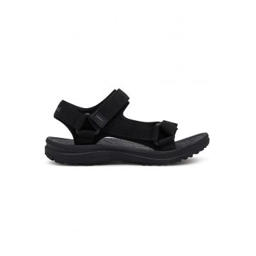 Sandale barbati  negru - textil - inchidere velcro