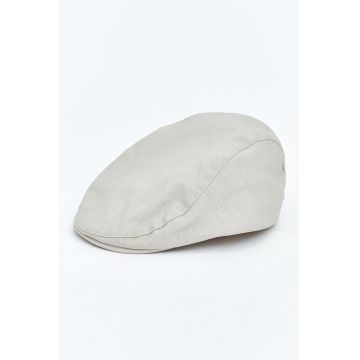 Sapca uni cu cozoroc plat - Gri deschis