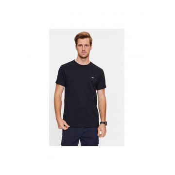 Tricou barbati -  303284336 - Bumbac - Negru - Negru