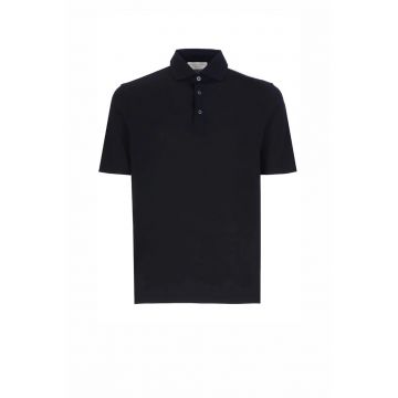 Tricou barbati -  crepe - Negru
