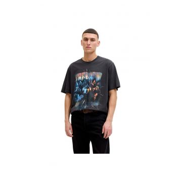 Tricou JACK &JONES Band 54470 - Negru