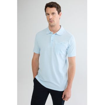 Tricou polo cu buzunar pe piept