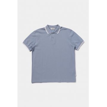 Tricou polo uni - Albastru inchis