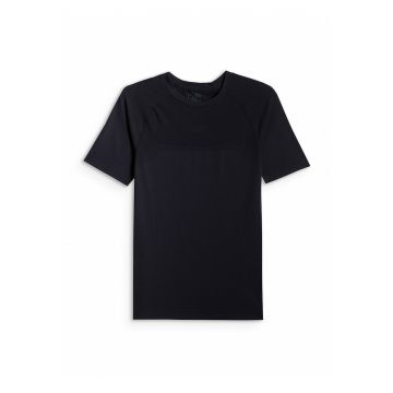 Tricou sport barbati  mulat - negru - tehnologie 4FDry - fara cusaturi