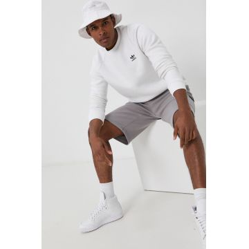 Adidas Originals Bluză H34644 bărbați, culoarea alb, cu imprimeu H34644-WHITE