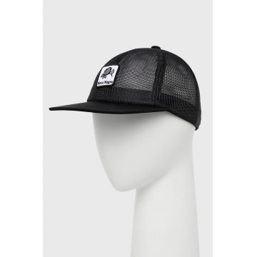 HUF șapcă culoarea negru, cu imprimeu