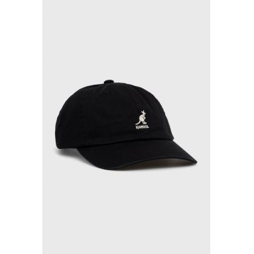 Kangol șapcă culoarea negru, material neted K5165HT.BK001-BK001