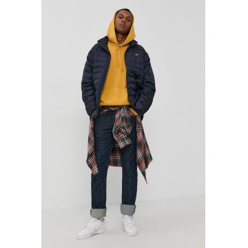 Levi's geacă bărbați, culoarea bleumarin, de tranziție 27523.0008-Blues