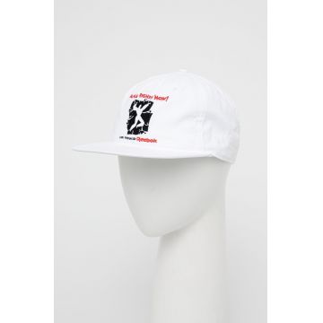Reebok Classic șapcă HE4657 culoarea alb, cu imprimeu