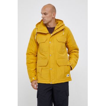 The North Face geacă barbati, culoarea galben, de iarna NF0A5A7H0ZH1-0ZH