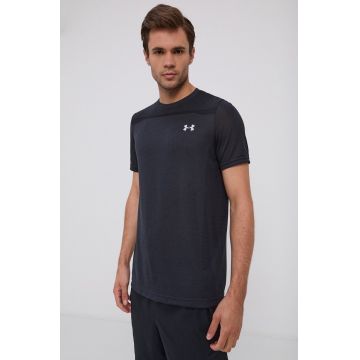 Under Armour Tricou 1361131 bărbați, culoarea negru, cu imprimeu