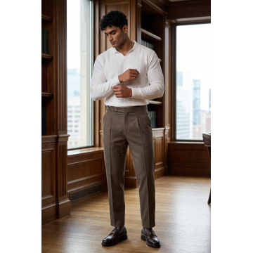 Bluza barbati alba    slim fit 13508