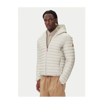 Geaca de iarna barbati  bej - material impermeabil