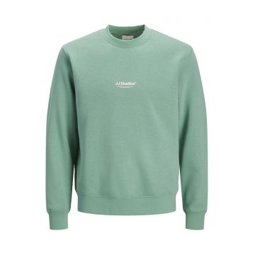 Hanorac barbati -  verde - 80% bumbac organic - 20% poliester reciclat