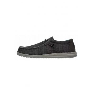 Mocasini Barbati Spuma EVA - Wally Stretch Sox - Negru - Negru/Gri