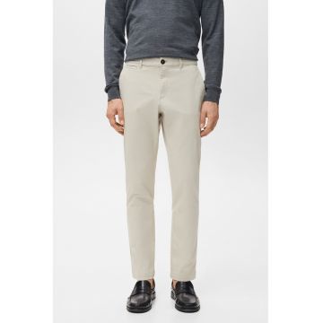 Pantaloni chino slim fit - Bej deschis