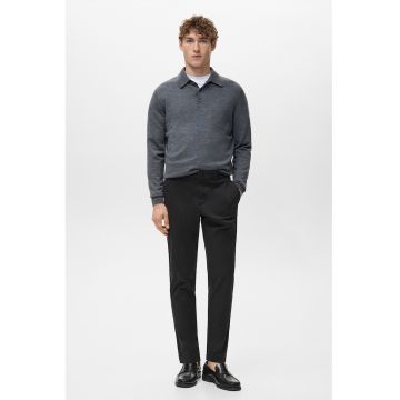 Pantaloni chino slim fit - Negru