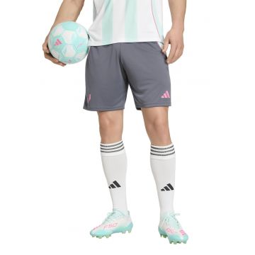 Pantaloni scurti pentru fotbal Messi - Gri/Verde menta