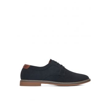 Pantofi barbati -  piele ecologica - negru -