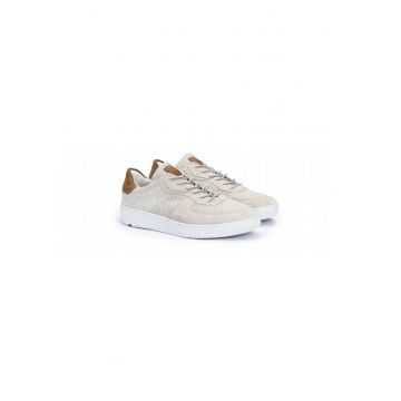 Pantofi Sport  ANDRES - Piele Alb - Alb murdar