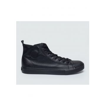 Pantofi sport din piele ecologica cu profil mediu