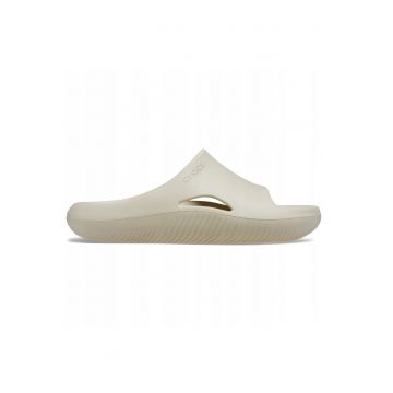Papuci Pentru Barbati -  Mellow Slide - Material Talpa Croslite - Material Inetrior Spuma - Bej/Crem - Bej