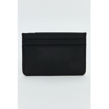 Portofel de piele ecologica - Negru