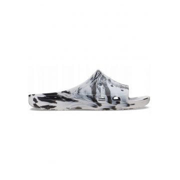 Slapi - Saturday Marbled Slide - Negru/Gri