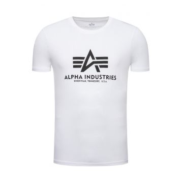 Tricou barbati  Alb - bumbac