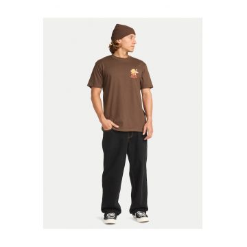 Tricou Barbati -  Maro - Bumbac