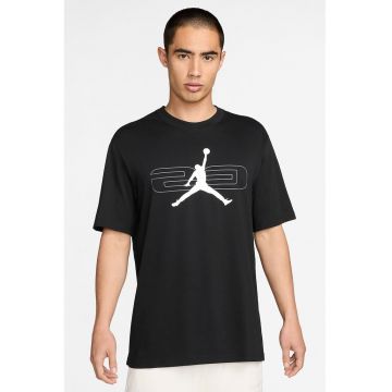 Tricou cu decolteu la baza gatului pentru baschet - Alb/Negru