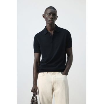 Tricou polo din bumbac - Albastru ultramarin