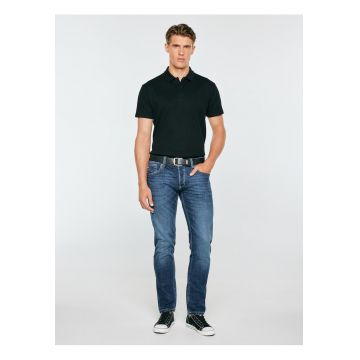 Tricou polo uni din bumbac
