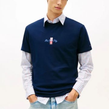 Tricou Tommy Hilfiger TJM REG SIGN BLOCK SS TEE EXT