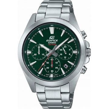 Ceas barbatesc  Edifice EFV-630D-3A - cronograf - otel inoxidabil - 44x49 -5x11 -5mm - 10 BAR
