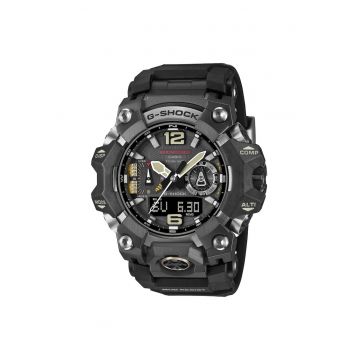 Ceas barbatesc  GWG-B1000-1AER - gri - 56x18mm - curea de piele - mecanism solar - rezistenta la apa 200m