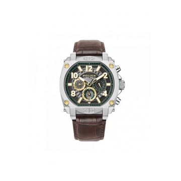 Ceas barbatesc  model PEWJF0021902 - mecanism quartz - metal - rezistent la apa