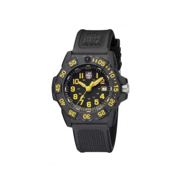 Ceas barbatesc -  Navy Seal - 3505 - Analog - Indici luminosi - 71 g - Negru/Galben