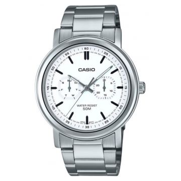 Ceas barbatesc  Standard - afisaj zi si data - luminos - 41x09.3mm - argintiu